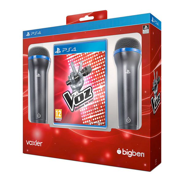 PS4 LA VOZ QUIERO TU VOZ + 2 MICROS